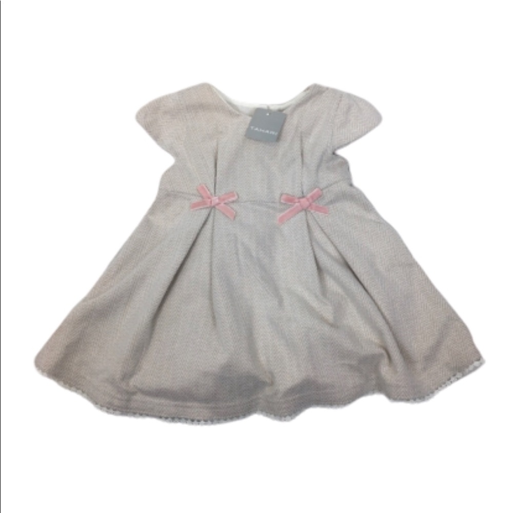 NWT Tahari Tan Tweed Dress - 4T - Picture 1 of 6